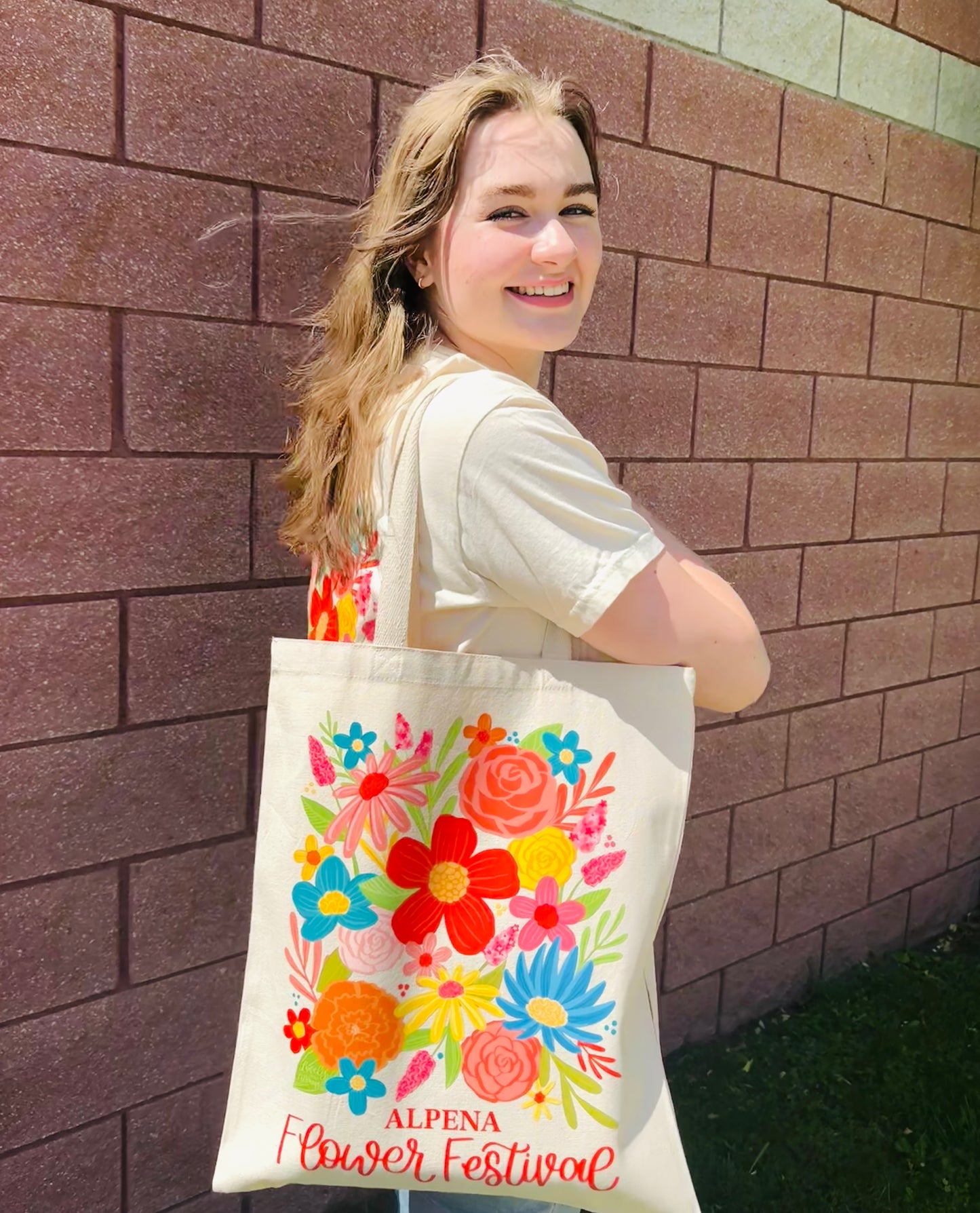 Alpena Flower Festival Tote Bag