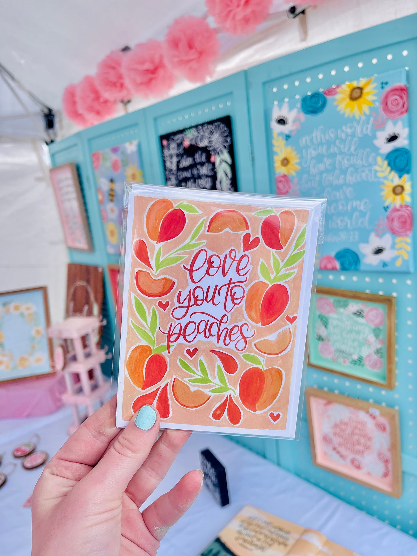 Love You To Peaches Card