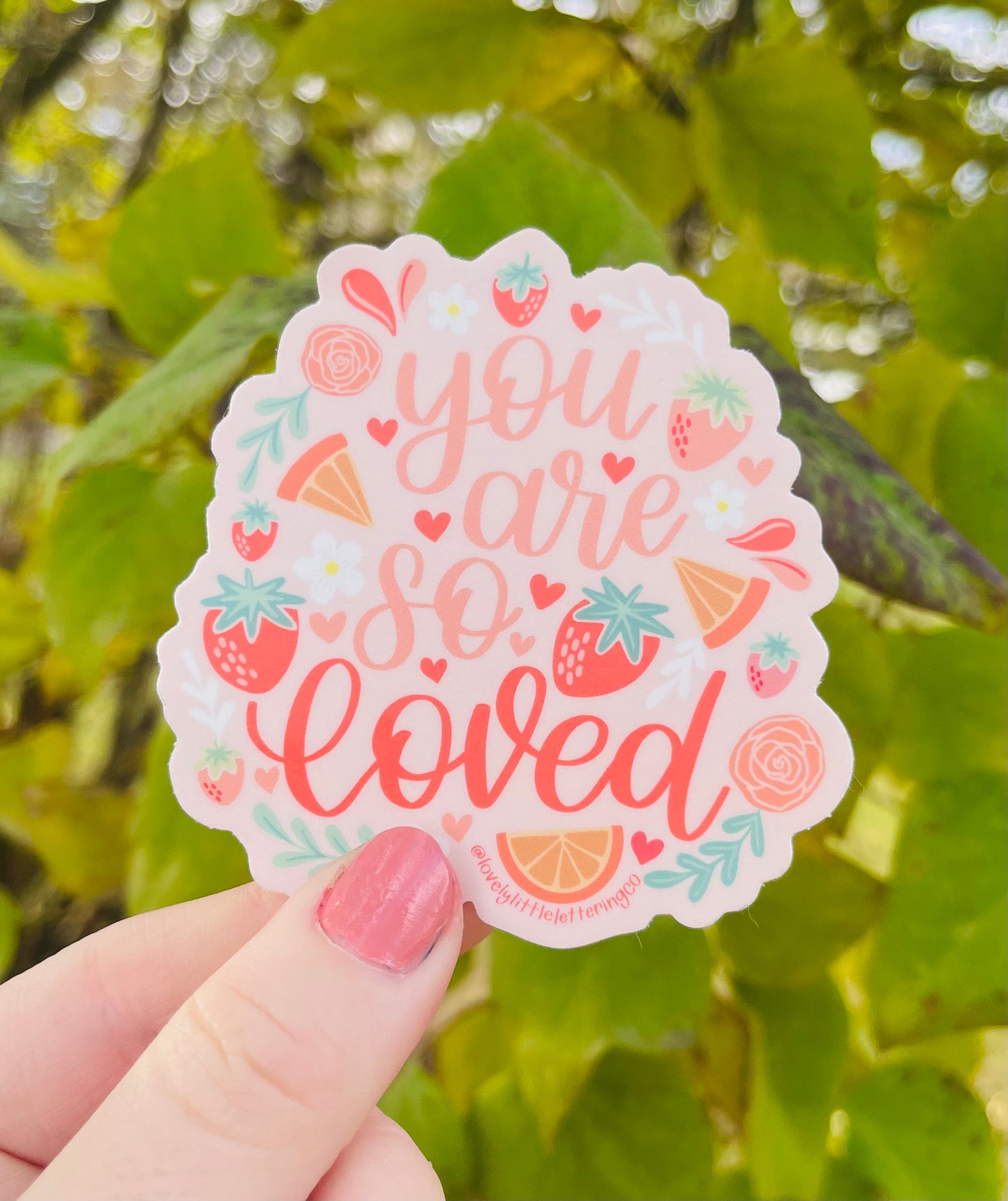 So Loved Sticker