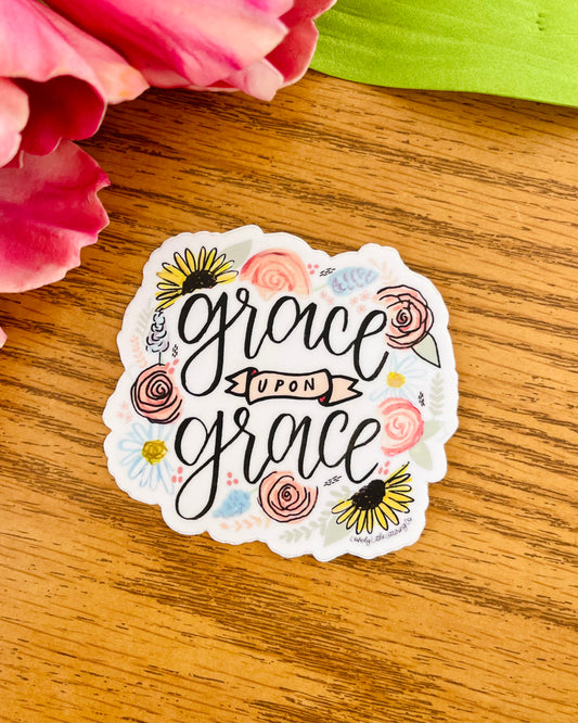 Grace Upon Grace Sticker