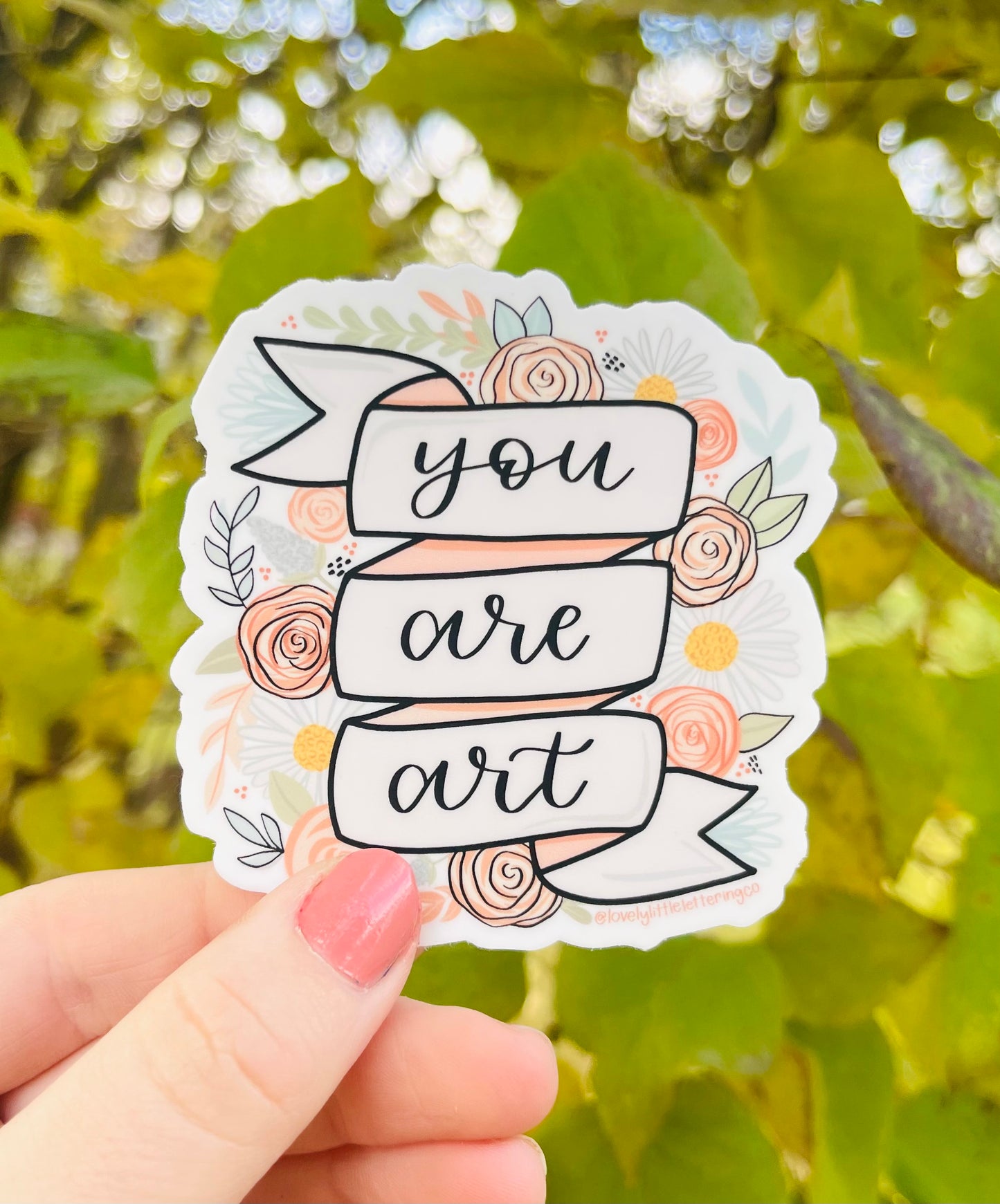 You Are Art Sticker