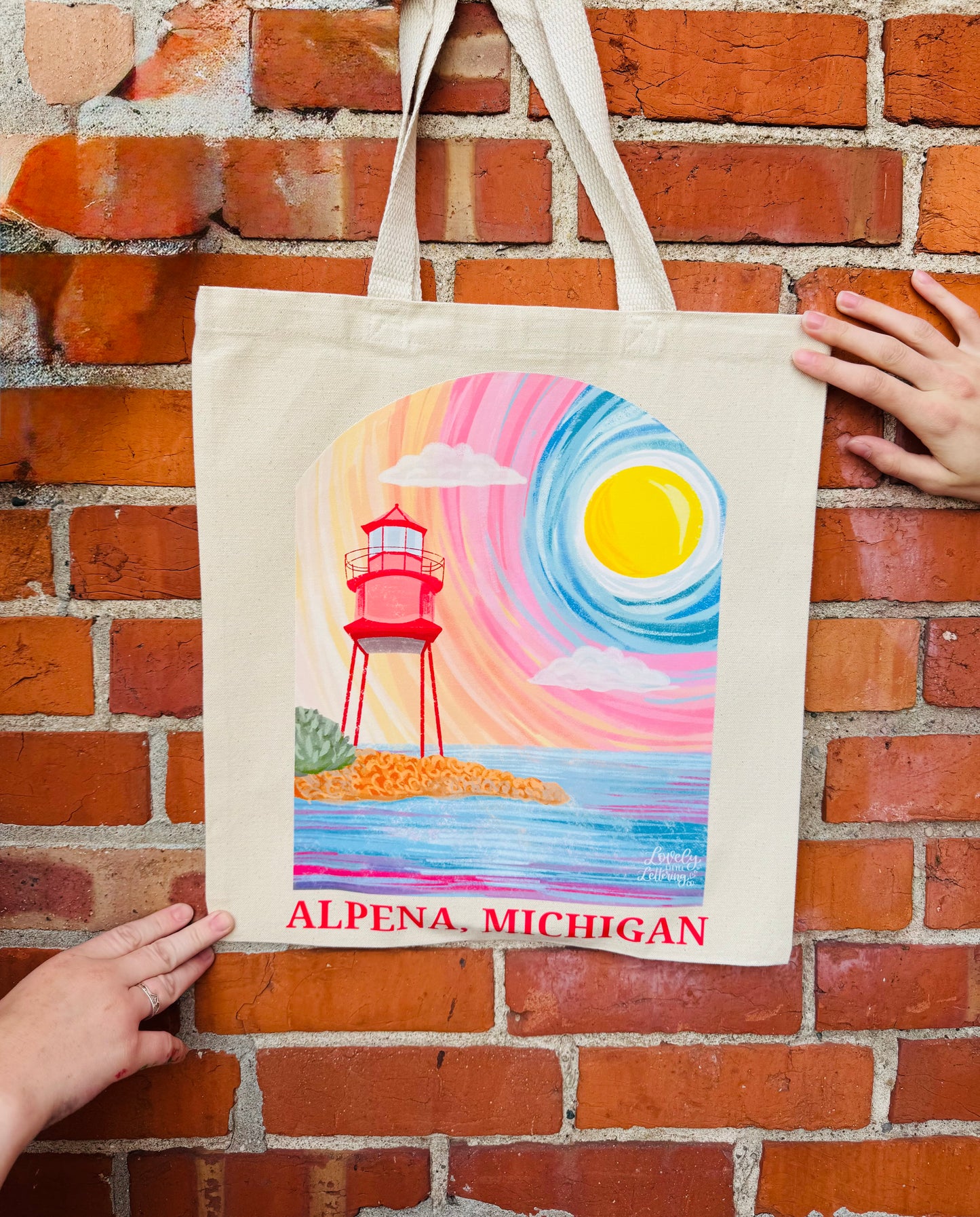 Alpena Michigan Tote Bag