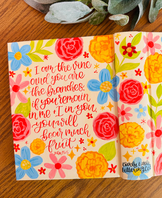 Branches Theme-Hand Painted Journaling Bible