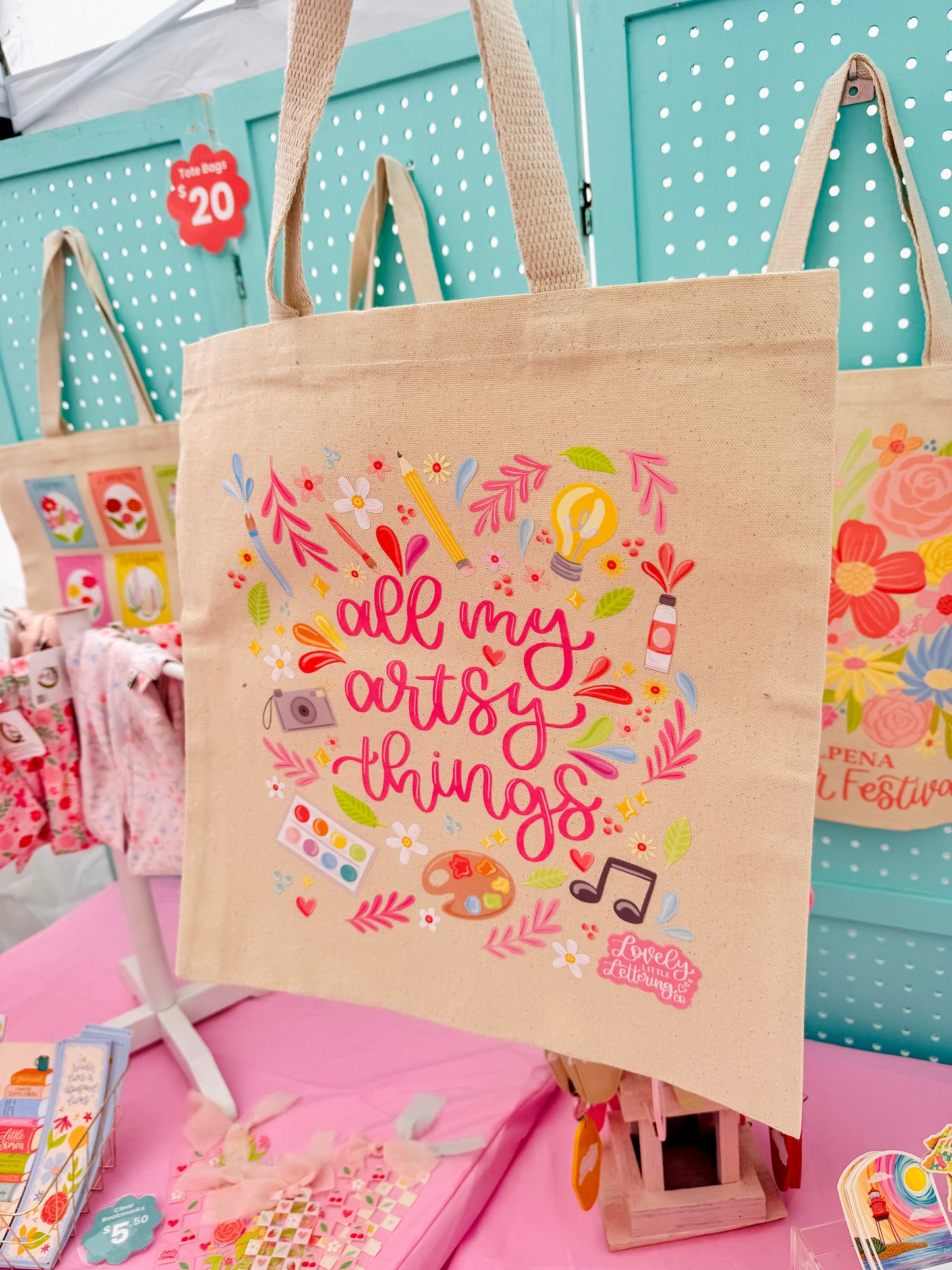 All My Artsy Things Tote Bag