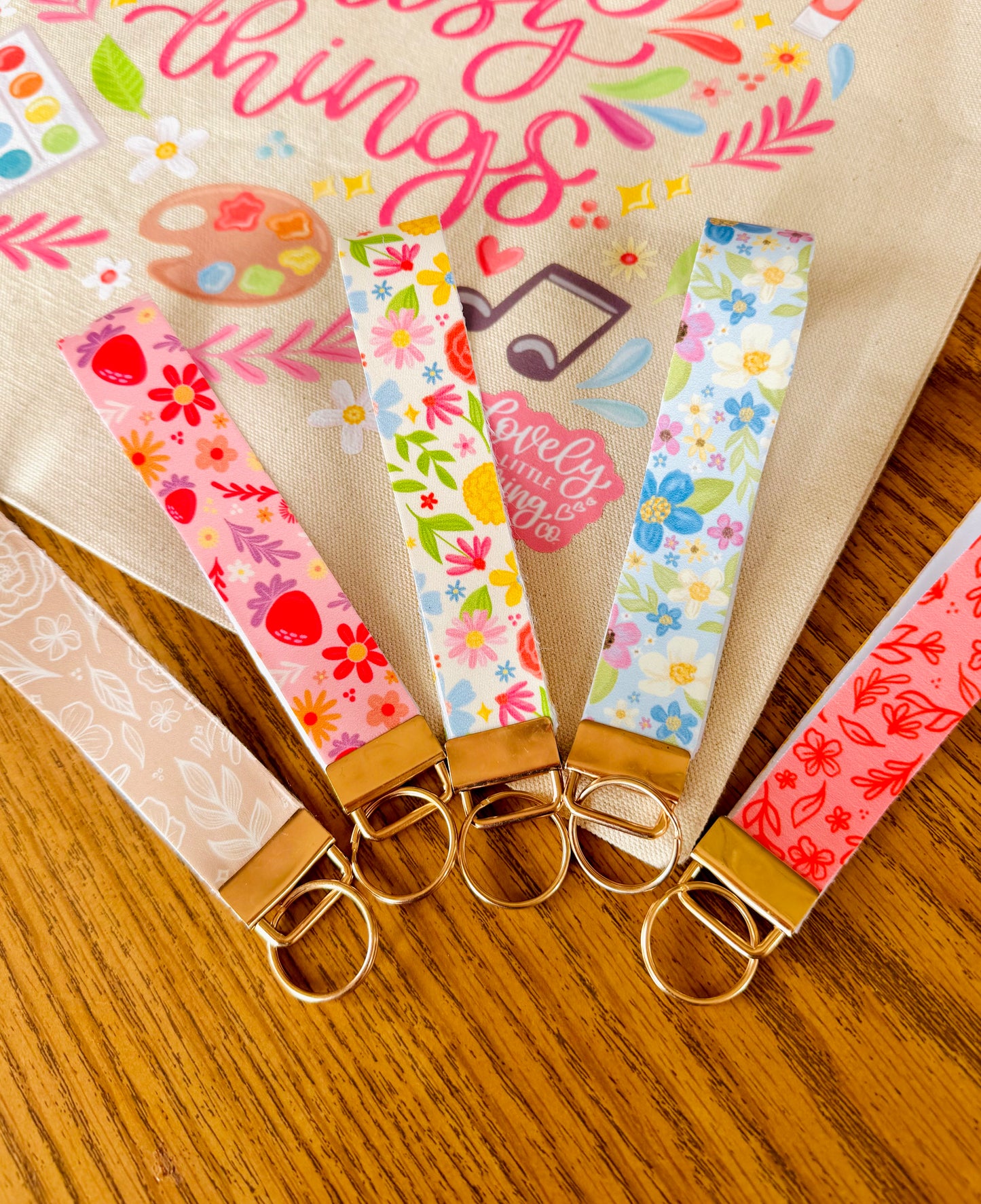 Floral Wristlets