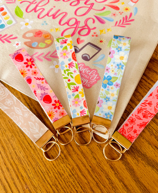 Floral Wristlets