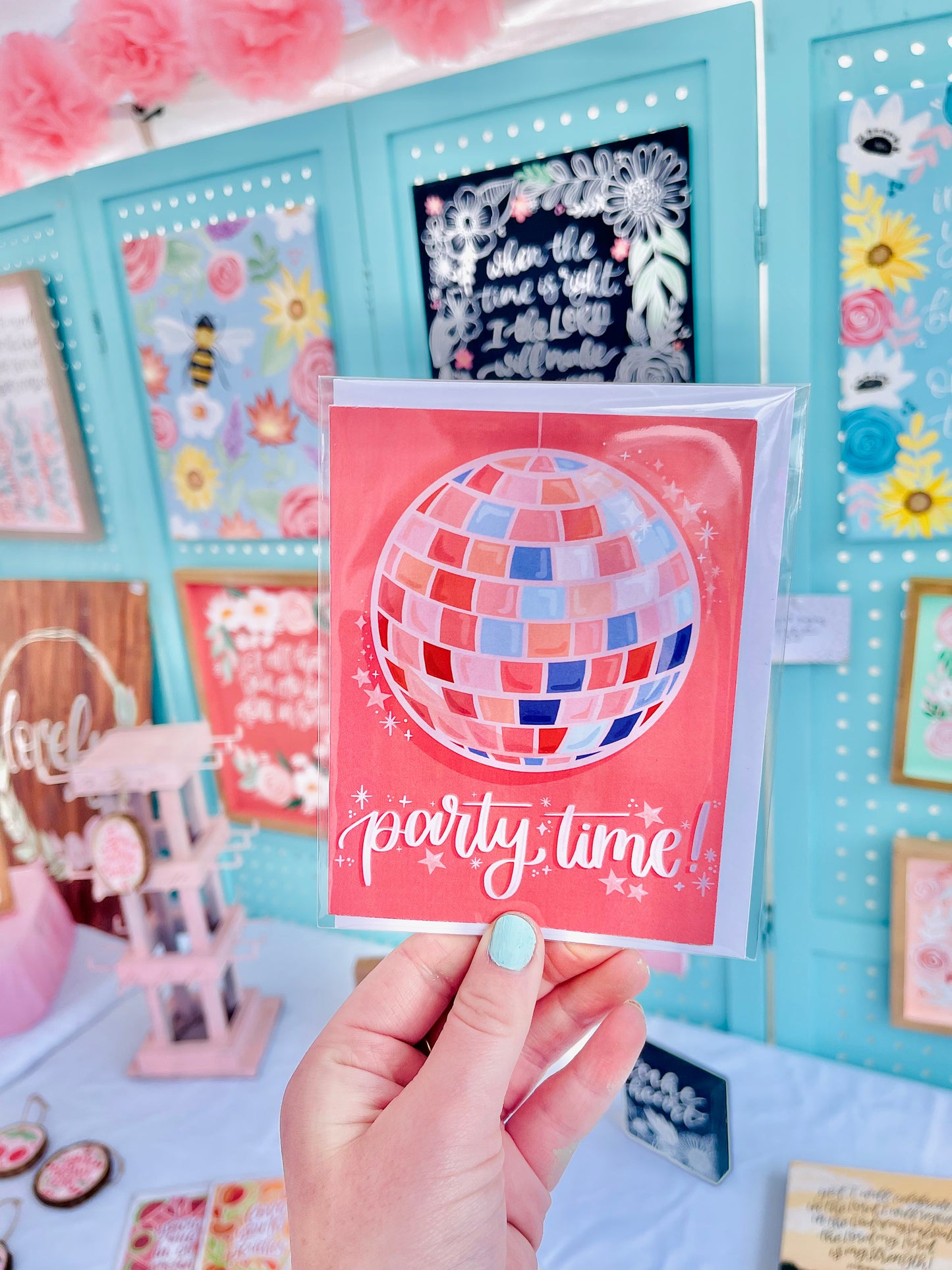 Party Time Disco Card