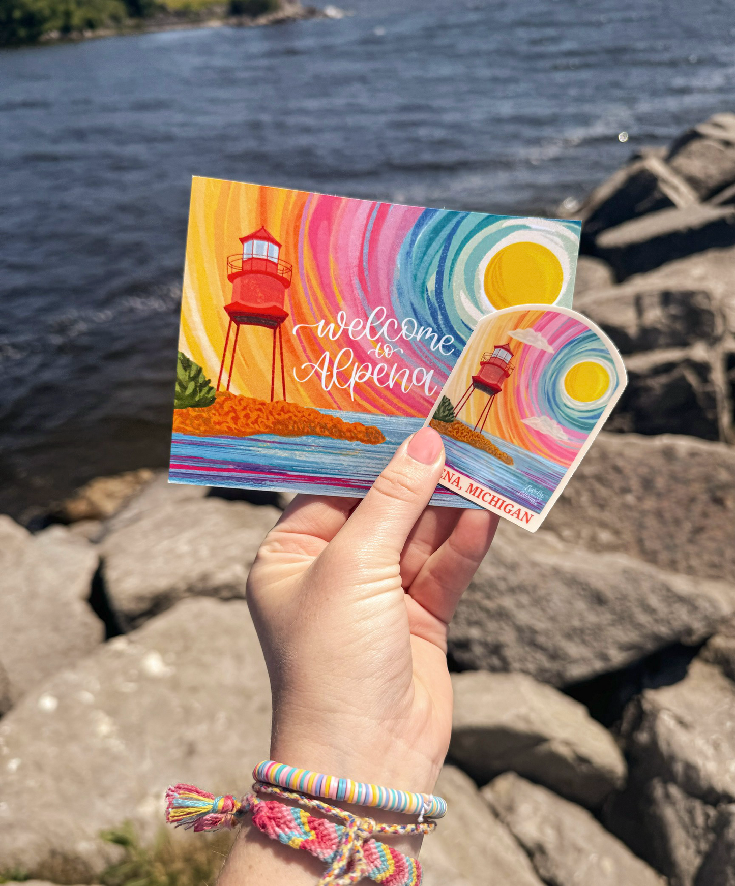 Little Red Lighthouse Sticker
