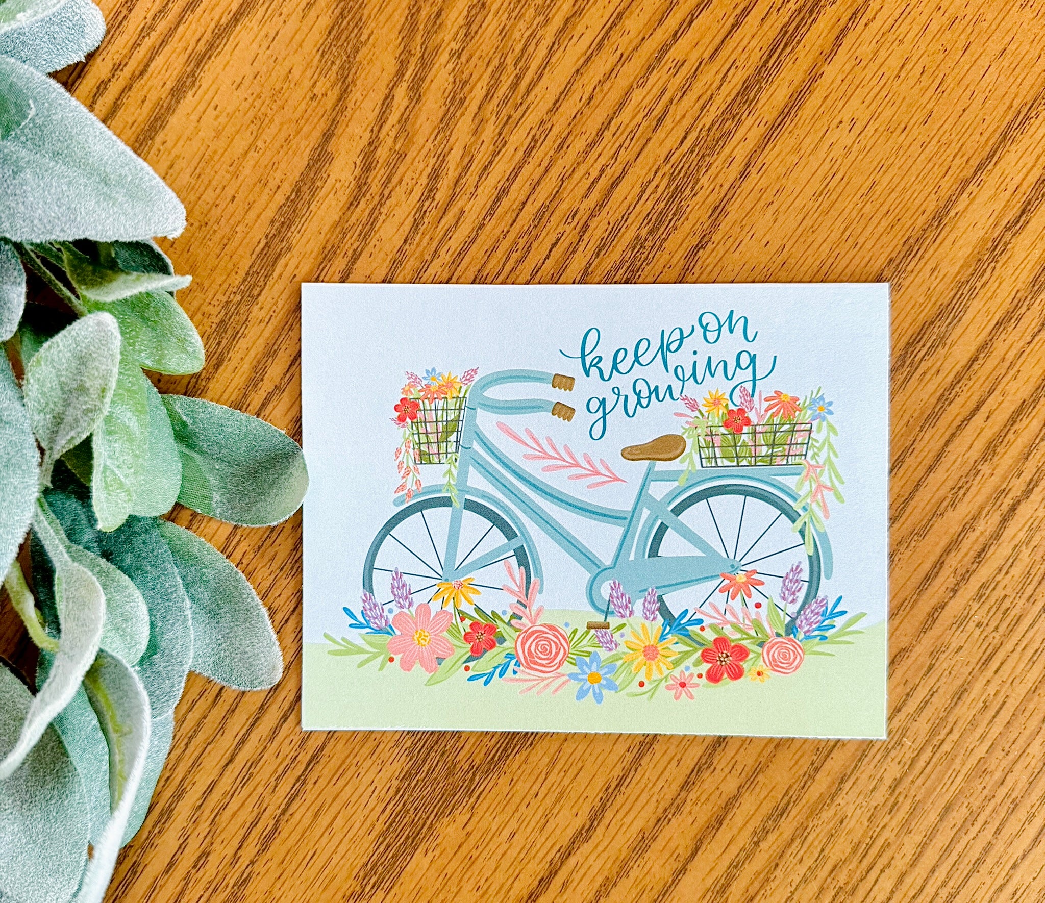 Keep Growing Card Keep On Growing Card – Lovely Little Lettering Co.