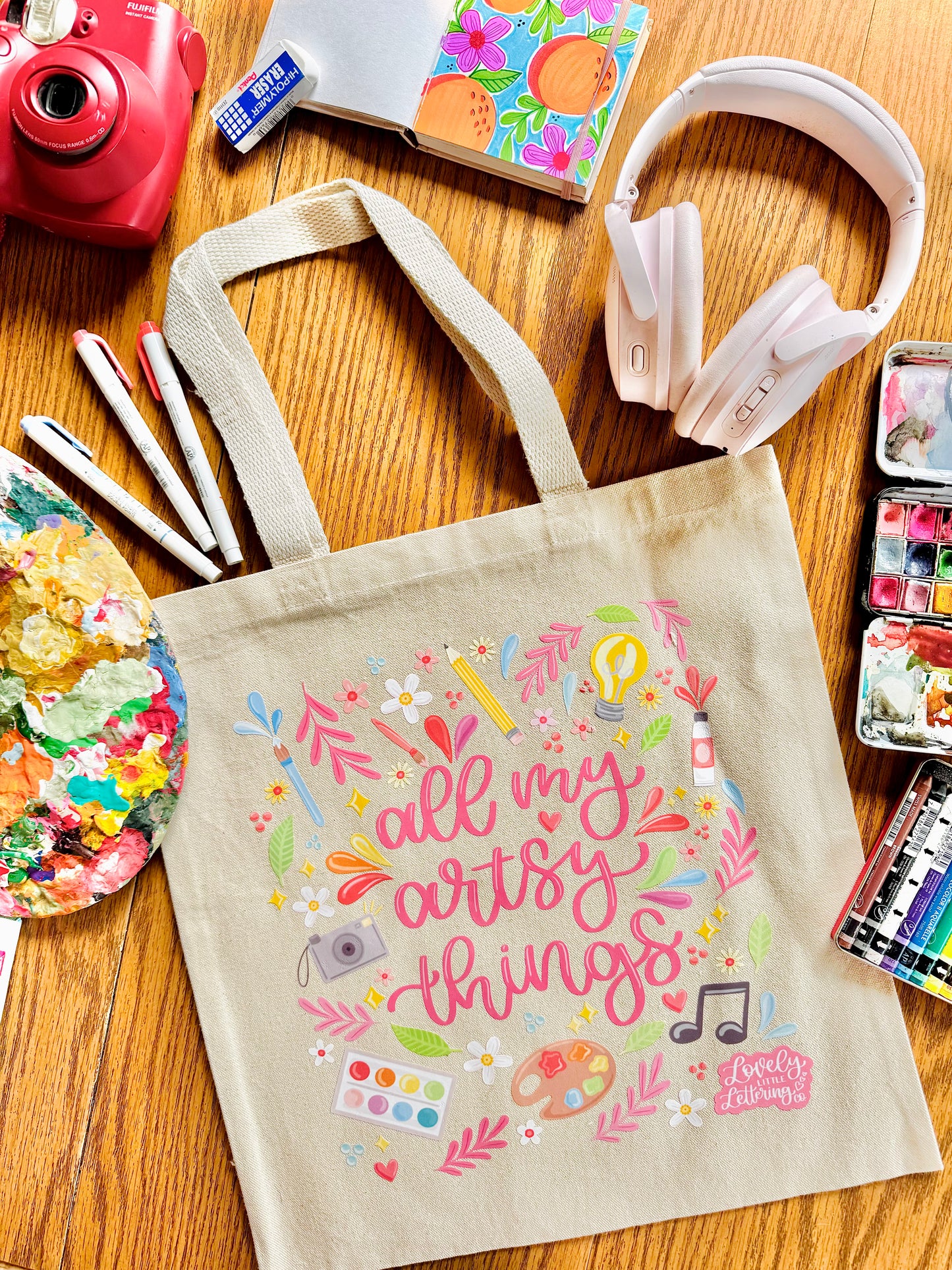 All My Artsy Things Tote Bag