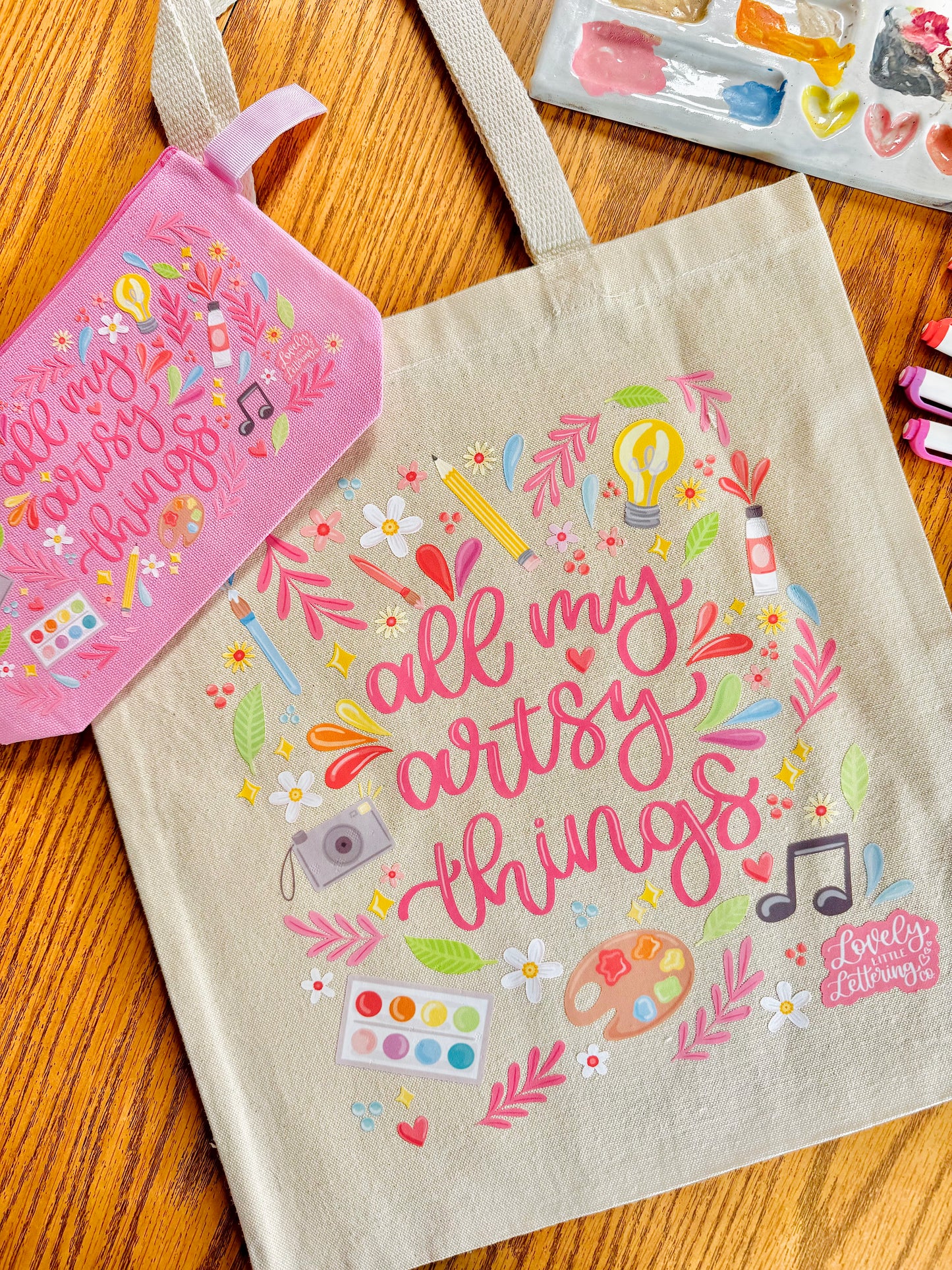 All My Artsy Things Tote Bag