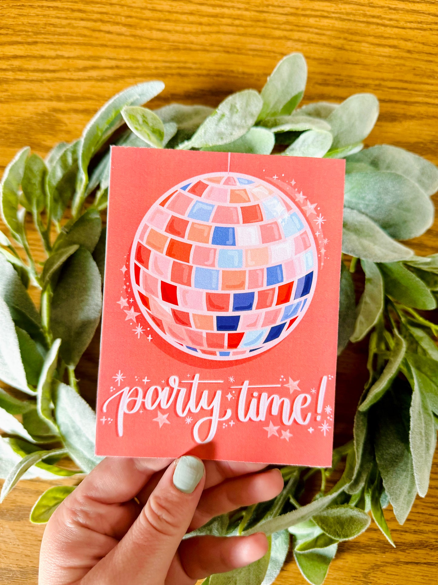 Party Time Disco Card