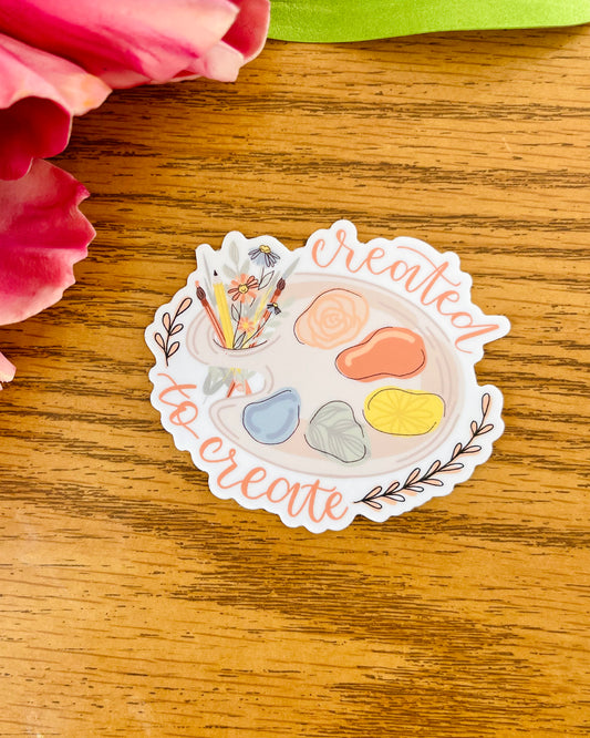 Created to Create Sticker