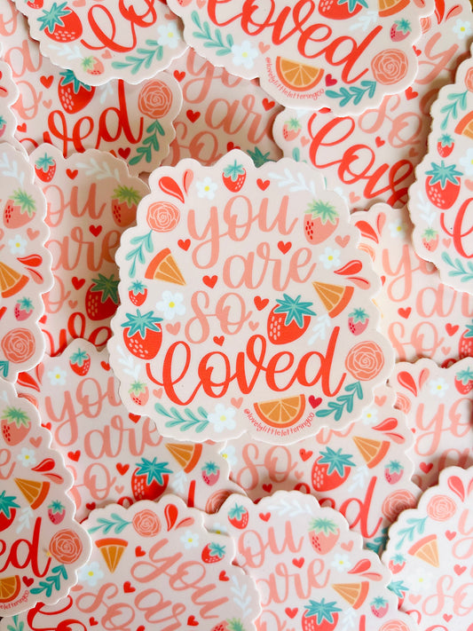 So Loved Sticker